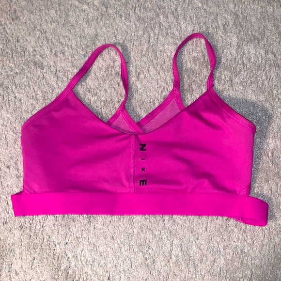 Hot Pink Nike Sports Bra - Picture 1 of 4